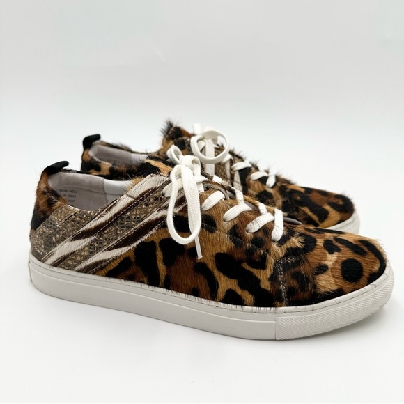 Seychelles Shoes - Seychelles Stand Out Sneaker In Leopard Print Leather
